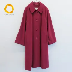 アクアスキュータム Aquascutum 英国製 コート ロングコート ボルドー系 854171iのサムネイル