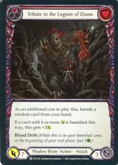 【中古】Flesh and Blood DTD130[C]：(Rainbow Foil)Tribute to the Legions of Doom (1)