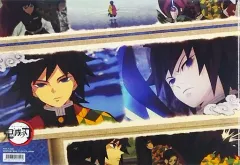 【中古】クリアファイル 冨岡義勇 ランチョンマットケース 「鬼滅の刃 キャラクター絵巻カフェ in ufotable Cafe 第二期」