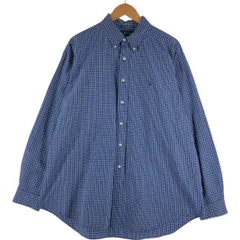 古着 ラルフローレン Ralph Lauren BLAKE 長袖 ボタンダウンチェックシャツ メンズXL相当/eaa533617