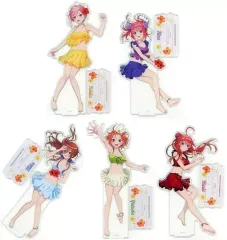 【中古】雑貨 全5種セット BIGクリアスタンド 「ひこくじ 五等分の花嫁～summer party～」 F賞