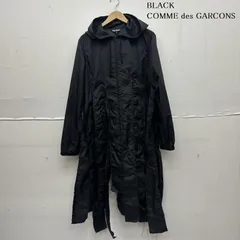 BLACK COMME des GARCONS 19AW 短冊ナイロンコート BLACK COMME des GARCONS 19AW 短冊ナイロンコート - メルカリ