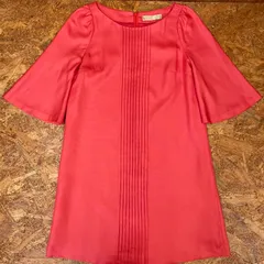 日本製 leur logette ワンピース サイズ1 ルールロジェット レディース Ladies 朱色 袖フレア  ユーズド USED MADE IN JAPANのサムネイル