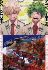 【中古】ポスター 両面綴じ込みB4ピンナップポスター(三つ折) 出久＆かっちゃん/新十傑集結 「僕のヒーローアカデミア」 ジャンプGIGA 2024 SPRING 綴じ込み付録