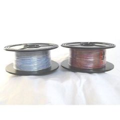 【色選択】極細コード 0.2ｓｑ相当（ＡＷＧ24）のダブルコード　100ｍリール巻