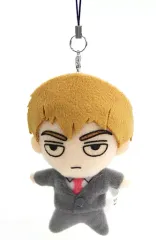 【中古】ストラップ(キャラクター) B.霊幻新隆 ぬいぐるみストラップ 「モブサイコ100」