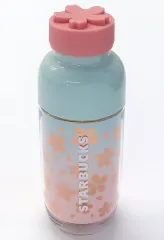 【中古】マグカップ･湯のみ SAKURA2021 ボトルシリコーンリッドシャイニーフラワーズ 「スターバックス コーヒー」