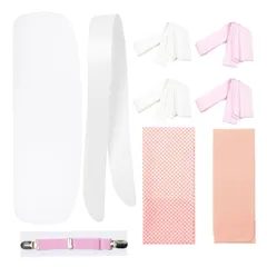 【数量限定】和装小物6点セット(伊達締め、腰紐4本、着付けベルト、前板、衿芯、マジックベルト) レディース 袴用 二尺袖着物用 着付けセット [キョウエツ]