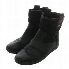 シャネル CHANEL ムートンブーツ スエード レザー キルティング