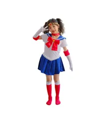 [キン・フクロウ＼ＫＩＮ－ＦＵＫＵＲＯＵ] ハロウィン 子供用コスチューム セーラームーン コスプレ スクールステージ キャットウォーク衣装 イベント パーティー衣装