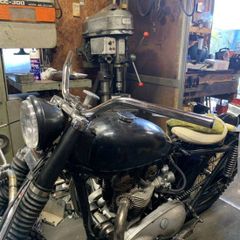 トライアンフ　ミリバー　ハンドル　 BSA　 ノートン　ＴＲ6　Ｔ120　ビンテージ　ダート　モトクロス　(WW84190)