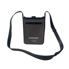 美品 バーバリー Burberry ミニ ショルダーバッグ ポシェット ユニセックス 斜めがけ クロスボディ