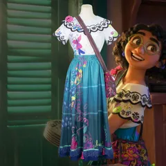 コスプレ衣装 子供用 親子 お揃い トップス ミラベル柄 半袖 可愛い 夏季 文化祭演出用 M250125-32