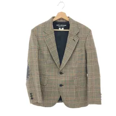 良好 JUNYA WATANABE ジュンヤワタナベ コムデギャルソン グレンチェック  2Bジャケット サイズ:XS  ベージュ シルク混 メンズ 　240002230888のサムネイル