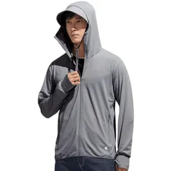 新品 [Azul Mar] ラッシュガード メンズ 軽量 薄手 接触冷感 パーカー 長袖 大きいサイズ 速乾 UPF50+ UVカット 日焼け対策 夏 ストレッチ生地 アウトドア 水着