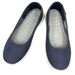 クロックス (22) スリッポン スニーカー パンプス 軽量 フラットシューズ 運動靴 希少デザイン