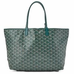 GOYARD【ゴヤール】サン・ルイPM トートバッグ コーティングキャンバス グリーン（シルバー金具） レディース バッグ メンズ ショルダーバッグ レディース 【中古】【送料無料】