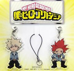 【中古】キーホルダー・マスコット(キャラクター) 爆豪勝己＆切島鋭児郎 公式デフォルメキャラクターアクリルキーホルダー(2個組) 「Blu-ray/DVD 僕のヒーローアカデミア 2nd Vol.4」 TOHO animation STORE購入特典