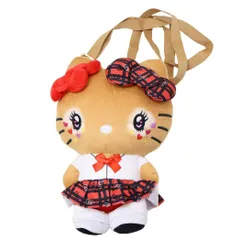 ハローキティ ショルダーバッグ コギャルマスコットミニショルダー 平成レトロ コギャルシリーズ 制服柄 サンリオ ヤスダ通商 プレゼント キャラクター グッズ 