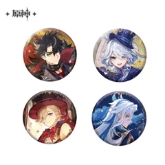 公式正規品　逸聞軼事 シリーズ　缶バッジ　原神　リオセスリ　フリーナ　リネ　ヌヴィレット　バッチ