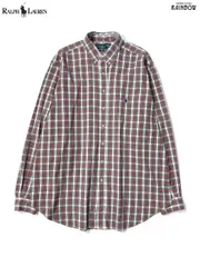 Ralph Lauren チェック長袖 シャツ 赤 