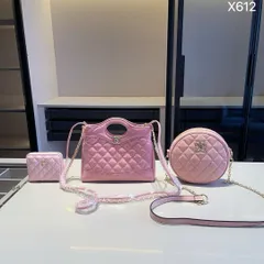 【今日特価】Chanel X613 3点セット 31バッグ＆ラウンドバッグ＆ウォレット ホワイト 超お得なセット！ [本日特価|新品未使用品]-MM輸入