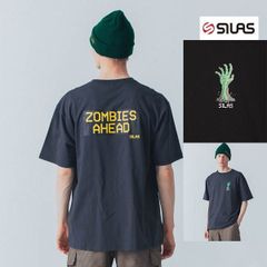 サイラス SILAS tシャツ Tシャツ silas ZOMBIES AHEAD PRINT S/S TEE 110243011005 メンズ レディース ティシャツ ティーシャツ グレー ゾンビ ブランド おしゃれ  オシャレ ロゴ サイラスアンドマリア