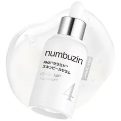 新品　セラミド パンテノール 30mlアンプル 角質ケア AHAセラミドスキンピールセラム PHA 4番 美容液 ナンバーズイン(numbuzin) 韓国スキンケア