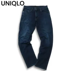 UNIQLO ユニクロ USED加工 ヒートテック★ ストレッチ 裏起毛  スリムフィット デニム パンツ ジーンズ Sz.30 メンズ