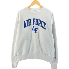 古着 チャンピオン Champion REVERSE WEAVE リバースウィーブ U.S.AIR FORCE プリントスウェットシャツ トレーナー メンズL相当/eaa534930