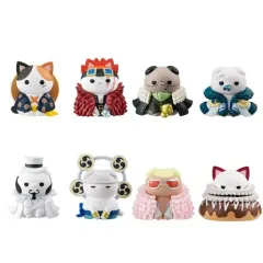 【中古】トレーディングフィギュア 全8種セット 「MEGA CAT PROJECT ワンピース ニャンピースニャーン! ルフィと好敵手編」