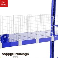 スチールラック 仕切り板 10個入 スチールラックパーツ メタルラックパーツ ディバイダー 業務用 軽中量棚用 倒れない仕切り 本立て 商品整理 書類の仕切り用