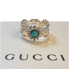GUCCI ダブルG フラワーリング シルバー925 グッチ ユニセックス