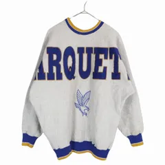 90年代 USA製 LEGENDS カレッジロゴスウェット アメカジ カレッジ ドルマンスリーブ ライトグレー (メンズ L) 中古 古着 O3864