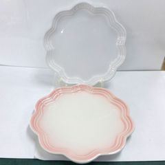 LE CREUSET ル･クルーゼ フラワープレート ２枚組　公田店