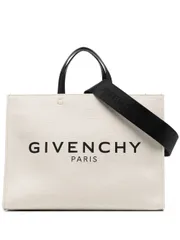 GIVENCHY G-TOTE ミディアム キャンバス ショッピングバッグ 送料無料