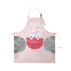 エプロン 保育士 おしゃれ かわいい 可愛い うさぎ レディース 薄手 薄い生地 防水 軽い 雑貨屋 後ろ結び 大人 カフェ 飲食店 家事 介護士 看護師 ガーデニング キッチン 作業用 家庭用 プレゼント ギフト