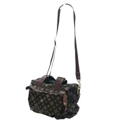 美品 ラシット russet 2way ハンドバッグ ショルダーバッグ 斜め掛け モノグラム 総柄 ブラウン 茶色