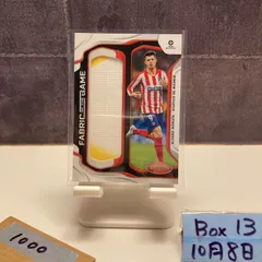2019-20 Panini Chronicles Certified Alvaro Morata Atletico de Madrid Fabric of the Game ジャージ カード
