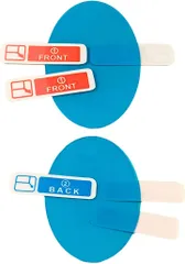 Fog-X フォグエックス 超強力くもり止めシール 水泳ゴーグル用 貼るだけで効果長持ち 水中メガネ スイミング プール(クリア,  1)