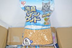 訳ありアイリスオーヤマ システムトイレ用 楽ちん猫トイレ 消臭・抗菌 パインサンド 3.5kg RCT-35 3個セット 訳あり未開封未使用品/送料無料/激安処分