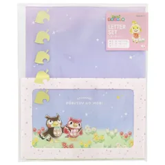 【数量限定】サンスター文具 あつまれどうぶつの森 レターセット ピンク S8905770のサムネイル