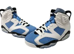 ナイキ NIKE 21年製 AIR JORDAN 6 UNC エア ジョーダン AJ6 UNIVERSITY BLUE ジャンプマン シューズ 白 青 CT8529-410 メンズ靴 スニーカー ブルー 26.5cm 104S-774