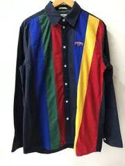 TOMMY JEANS　切替えシャツ　【M128-20240530-18TS】