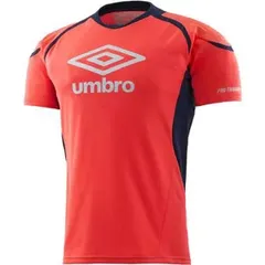 【新品】umbro(アンブロ) メンズ プロトレ パフオ-マンスS/Sシャツ サッカー フットボール スポーツウェア 接触涼感 気化熱促進 吸汗 速乾 プロシルエット 半袖 シャツ　Hレッド UUULJA50-HRED
