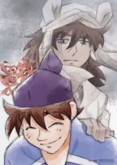 【中古】キャラカード 天鬼＆土井半助 描き下ろしイラストカード 「劇場版 忍たま乱太郎 ドクタケ忍者隊最強の軍師」 3週目入場者プレゼント