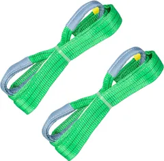 ★即日発送★HELIX スリングベルト 【2本セット】 1m 幅50mm 使用荷重2000kg ナイロンスリング 吊上げ 牽引 ヘリックス 2T 日本語説明書付き
