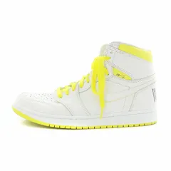 ナイキ NIKE エアジョーダン1 ハイ OG ファーストクラスフライト Air Jordan 1 High OG First Class Flight スニーカー レザー ハイカット US9.5 27.5cm 白 黄色 555088-170