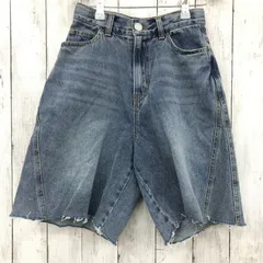 【 repipi armario 】レピピアルマリオ カットオフデニムショートパンツ ブルー キッズ(150㎝)