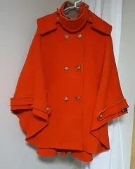 EGOIST(エゴイスト) ウール混 ハンドメイド ケープコート